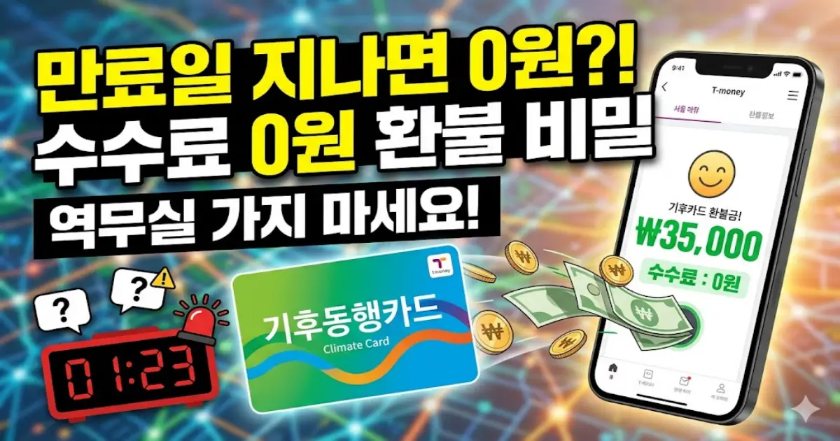 기후동행카드 환불