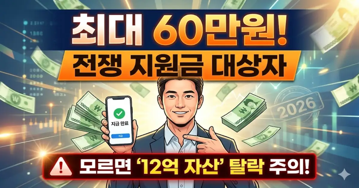 전쟁 추경 지원금 대상자