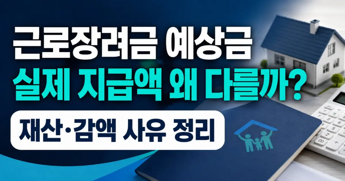 근로장려금 예상금액