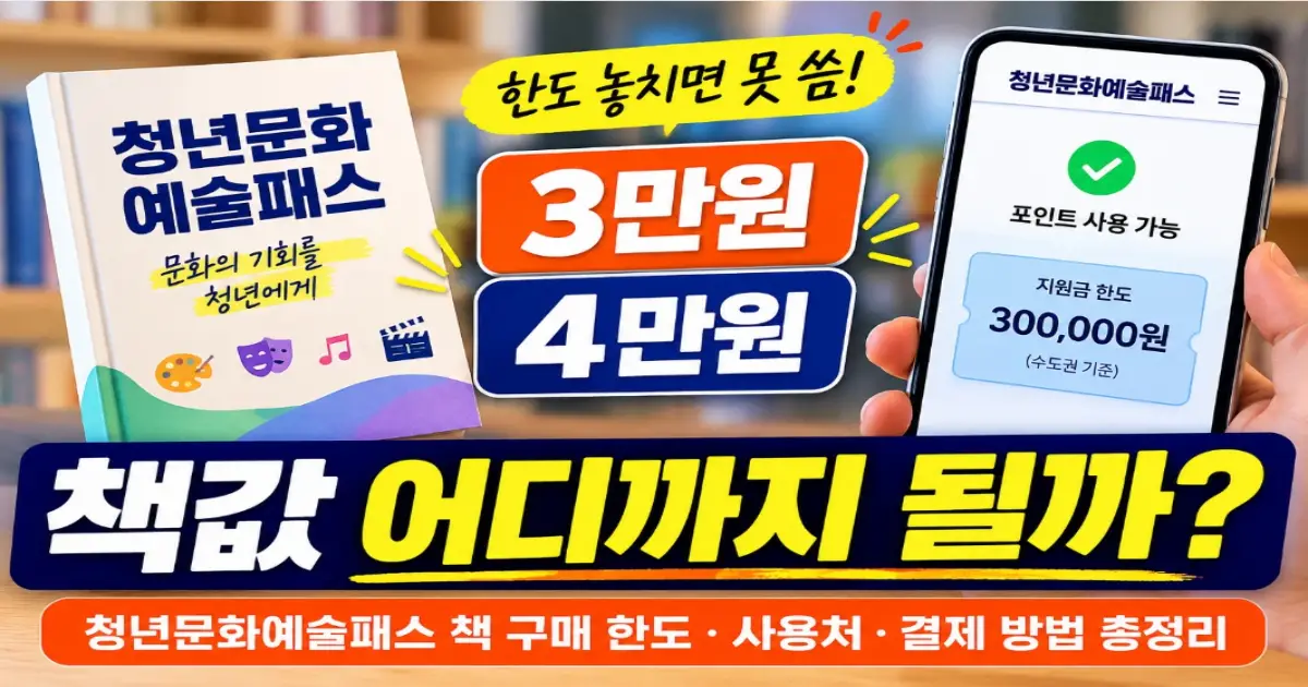 청년문화예술패스 책