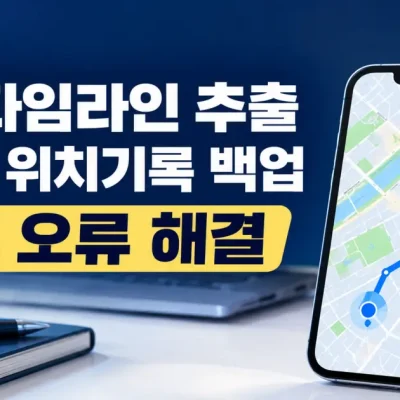 구글 타임라인 추출: 아이폰 0KB 오류 해결 및 비주얼라이저 후기 총정리
