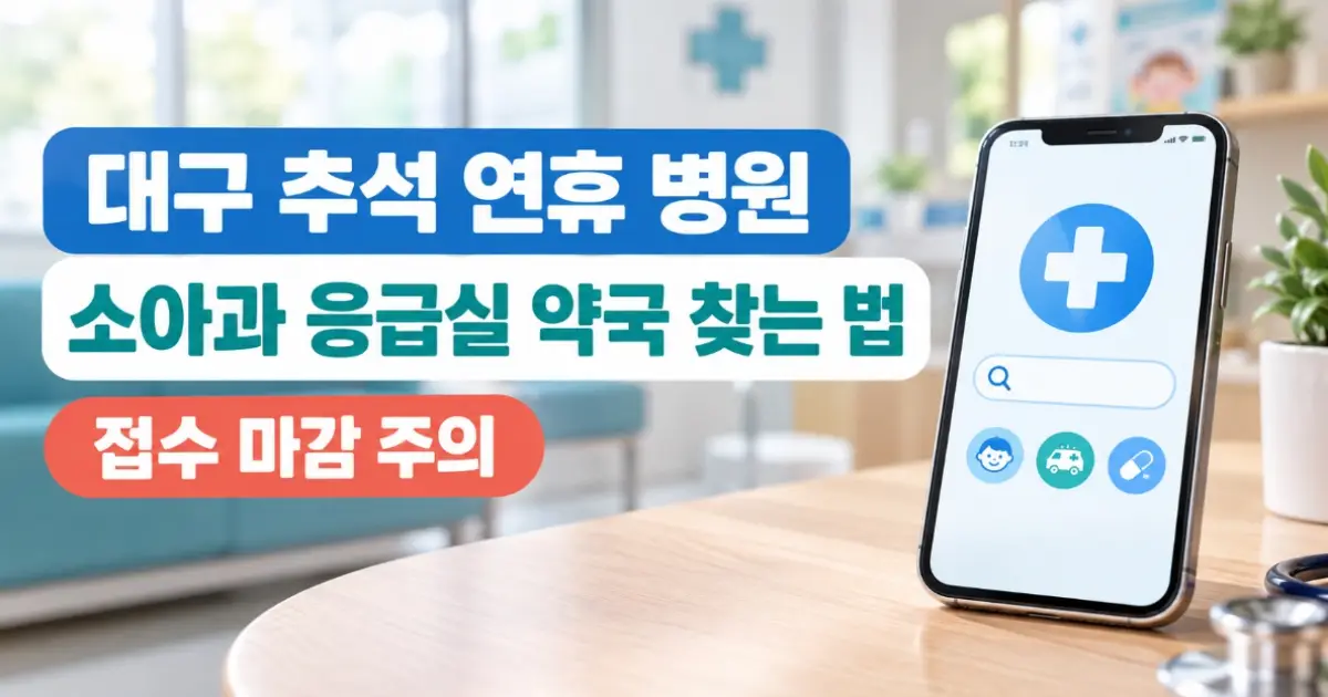 대구 추석 병원