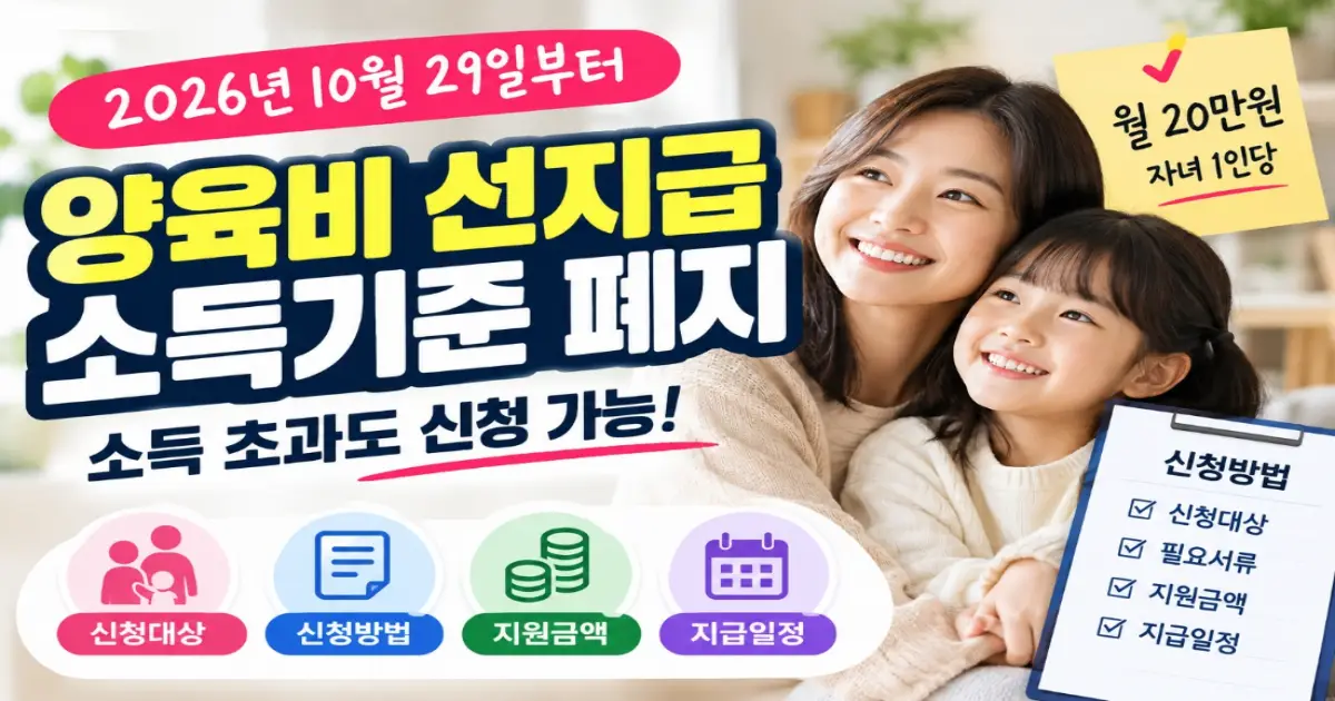 양육비 선지급